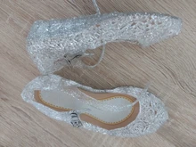 Sandalias para niños zuecos de moda para niñas, sandalias de fiesta de disfraces con agujeros de princesa de cristal, Color caramelo, 2019