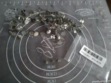 100 unids/lote 4-10mm bronce rodio KC Metal dorado blanco Post pendientes Base pines con pendiente macho oreja para piezas de joyería