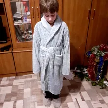 Albornoz de 4 a 18 años para niños, ropa de dormir, bata de baño cálida y suave, pijamas para niñas, adolescentes, de franela, otoño e invierno, 2020