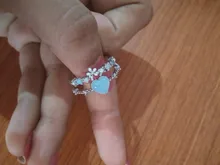 Anillos de circonita de cristal para mujer, anillos abiertos ajustables con forma de hoja de flor y mariposa, joyería de compromiso para boda, regalo, novedad de 2021