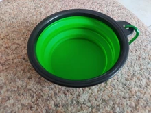 Bol plegable de silicona para perros, cuenco de viaje para perros, Bol de perro plegable portátil para Gato, alimentación de agua y comida, 1 ud.