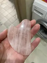 Tablero de Jade Guasha de cuarzo rosa, rascador de piedra Natural, herramientas para terapia de presión corporal, cara, cuello y espalda