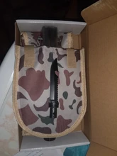Pala y azadón militar plegable multifunción, 67cm, herramientas de jardín al aire libre, equipo de Camping, herramienta de excavación de Seguridad de Defensa