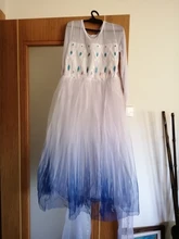 Snow Girls Dress Princess Costume Halloween Carnival Children Dress up Kids Dresses 