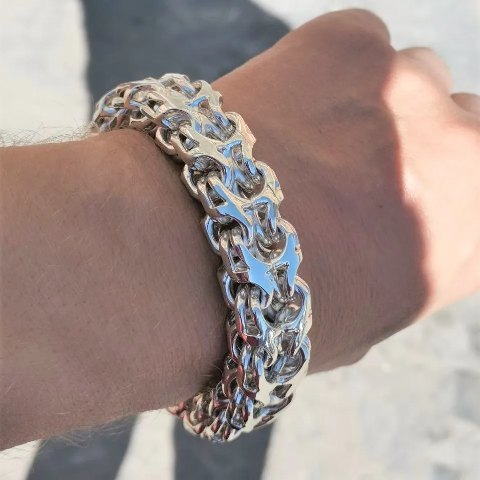 BLESS N°22 STEEL ACCESSORY WATCH BANGLE SILVER Bless