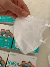 FFP2 Mascarillas KN95 máscara para niños 5 capas cara máscara KN95 para niñas niños respirador de protección de los niños KN95 máscaras Fit 2-9 años