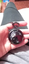 Reloj de bolsillo de plata/Negro/bronce para Navidad, película de Jack skeleton, Tim
