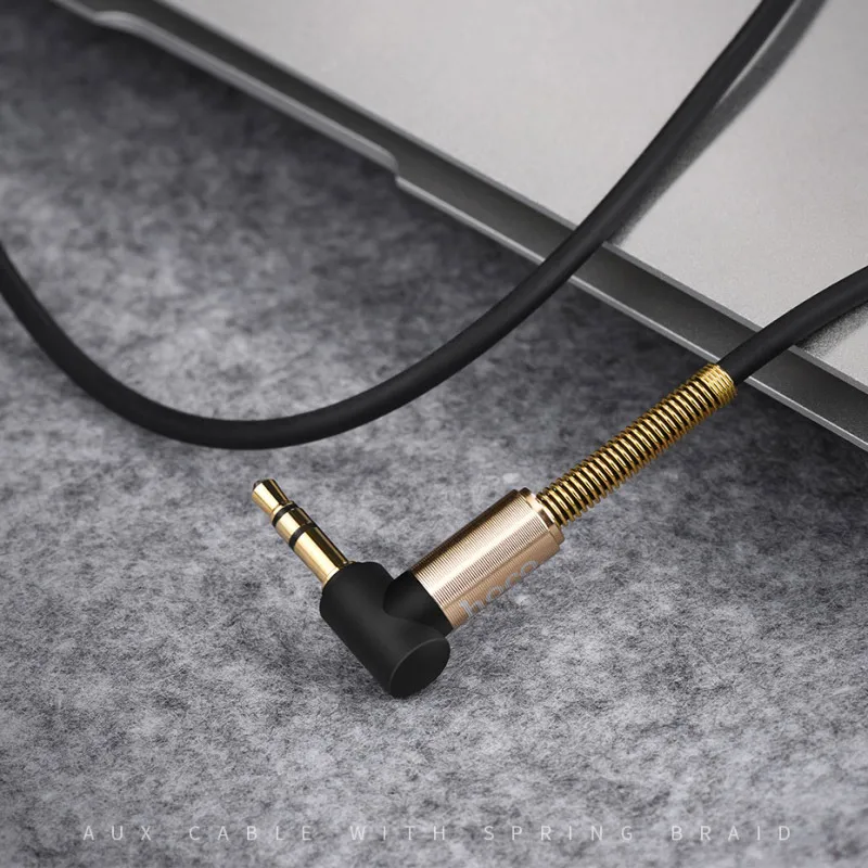 Кабель в машину UPA02 AUX Spring Audio cable (with Mic)|Кабели для мобильных телефонов| |