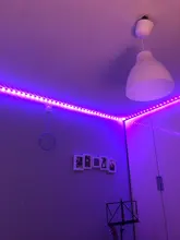 Infrarrojos/Bluetooth/WiFi LED luces de tira RGB 5050 2835 lámpara Flexible cinta con diodo DC 12V 5M 10M Control Remoto + adaptador