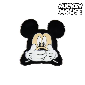 

Mickey Mouse black metal pin