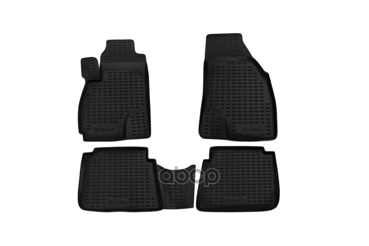 Комплект Резиновых Автомобильных Ковриков В Салон Hyundai Santa Fe Classic 2001-2006, 4 Шт.(Полиуретан) ELEMENT арт. NLC2011210
