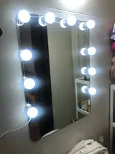 Bulbs Vanity-Lights Wall-Lamp Dressing Make-Up-Mirror-Light Dimmable Hollywood LED Bathroom
