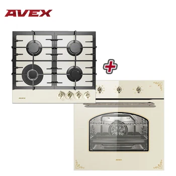 

Set the cooktop AVEX HM 6042 RY and electric oven AVEX RYM 6090 F household home appliances for the kitchen electric oven cooki
