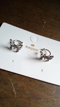 MENGJIQIAO-Clips de Metal con forma de mariposa para mujeres y niñas, joyería de oreja de cartílago falsa, sin Piercing