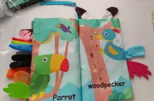 Libro de tela suave para bebés, juguete educativo Montessori para niños de 0 a 12 meses