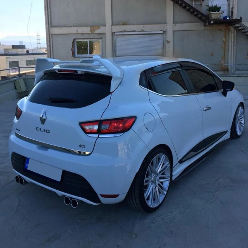 insect Hoes verkiezing For Renault Clio 4 Accessories Renault Clio 4 Spoiler Rs Hatchback Spoiler  Unpainted 2012 2013 2014 2015 2016 2017 2018 2019 - Spoilers & Wings -  AliExpress
