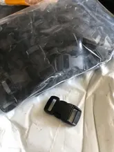 Hebilla de plástico para pulsera de Paracord, hebilla de Liberación lateral contorneado curvado de 100 pulgadas, 3/8 Uds.