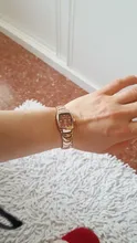 Reloj de pulsera de oro rosa para mujer, de lujo, de acero inoxidable, con diamantes de imitación, elipse, creativo, de cuarzo