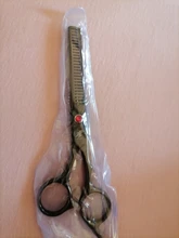 Tijeras profesionales para peluquería, color negro, 6,0 pulgadas, corte grande, Japón, 440C