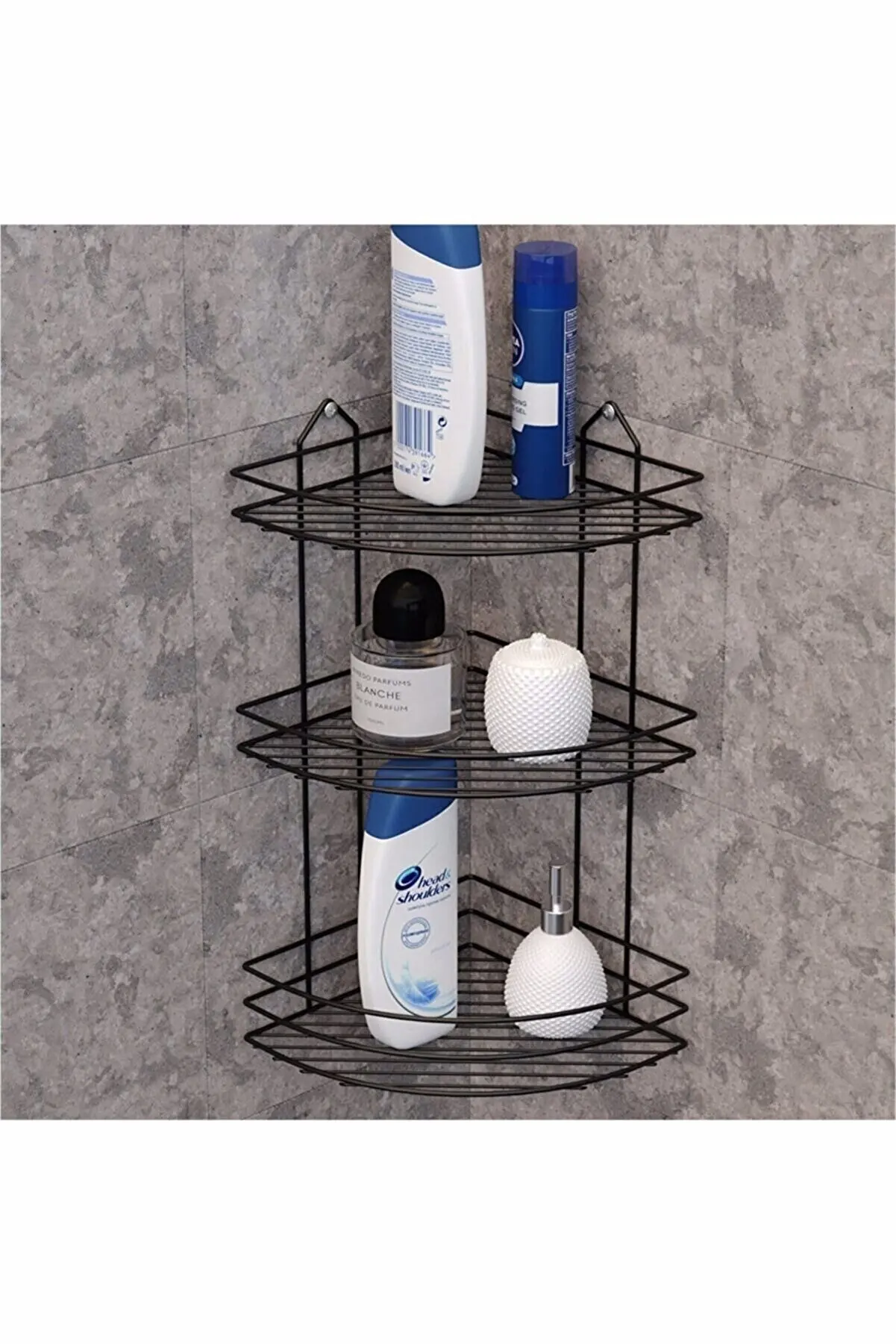 Bathroom Corner Shelves - 3 Tier