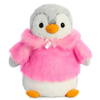 

Plush Penguin Pompon pink soft 40cm