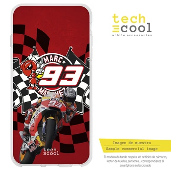 

FunnyTech®Silicone Case for Xiaomi Redmi 7 L Marquez 93 Moto