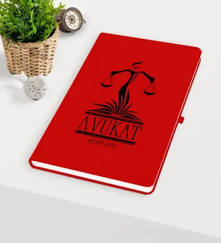 

Personalized Attorney Themed Red Notebook-5