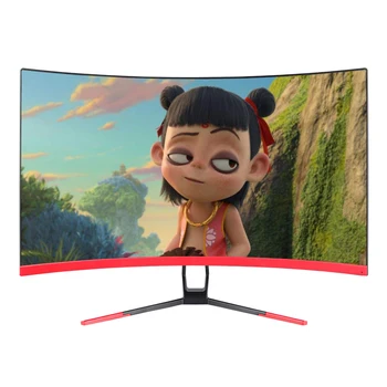 

27 32 Inch 1920*1080 2K 60HZ 144hz 250cd/m2 Frameless LED Curved Screen Pc Gaming Monitor