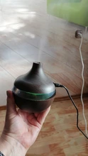 Oil-Diffuser Humidifier Usb Essential-Aroma Wood-Grain Ultrasonic Mist-Maker Led-Light