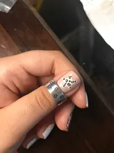 Anillos de dedo de estrella grande para mujer, bisutería de moda, Color plata, tamaño ajustable, Anillos antiguos