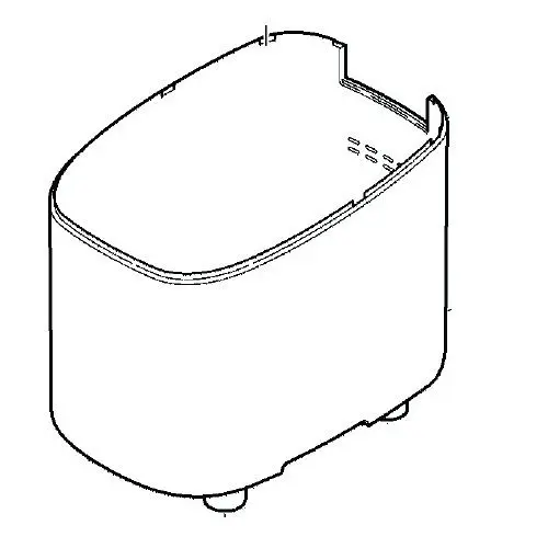 Panasonic adb01e167-w0 (adb01e1673w0 adb01e1673k1) case breadmaker sd-2511 |