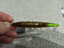 Ravenclraft-señuelo de Pesca wobblers 113SF 12,2g, pececillo flotante lento, Jerkbait, labio poligonal, gancho triple para trucha de lubina