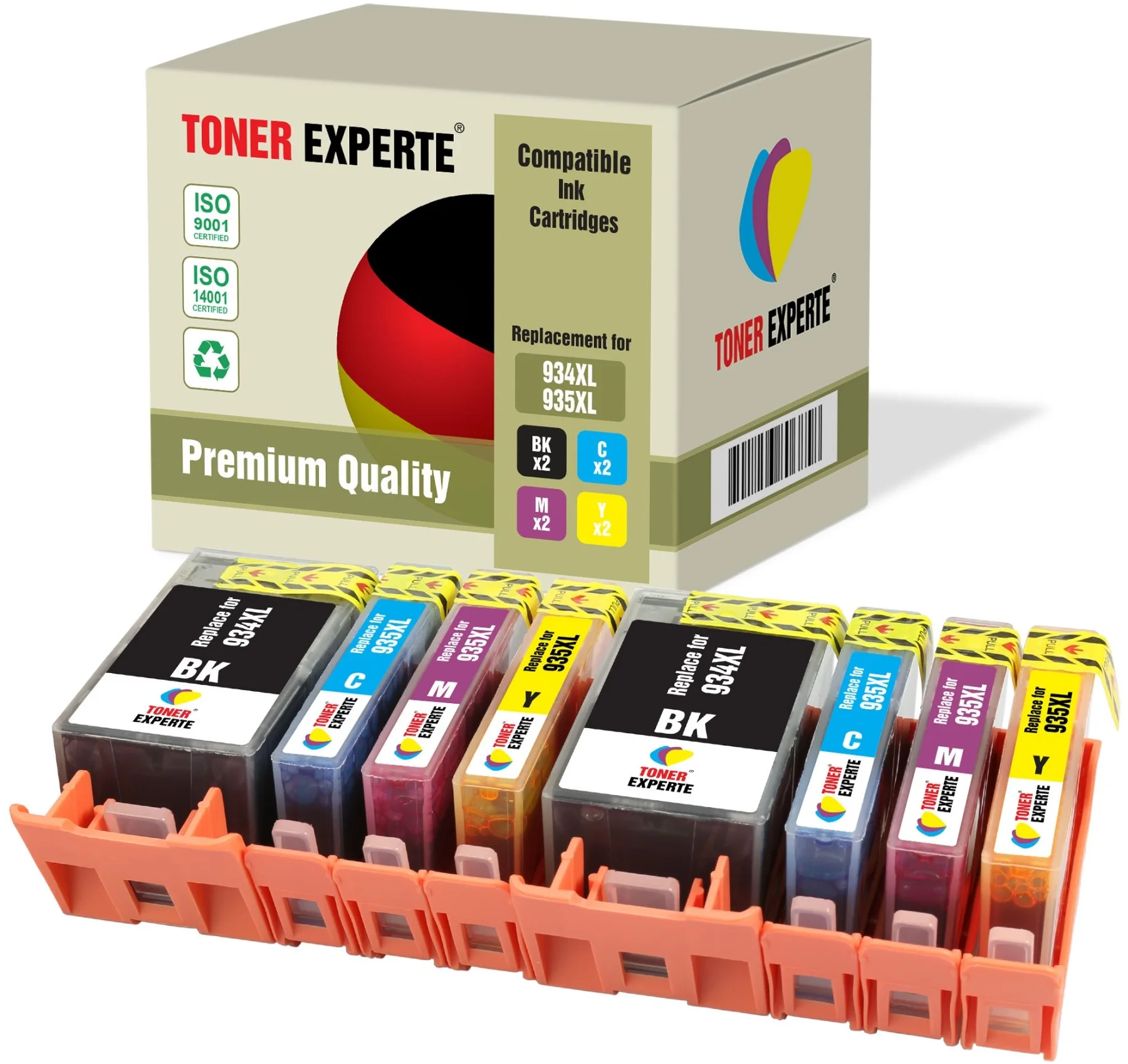 TONER EXPERTE LC1100 LC980 10 XL Cartucce D'inchiostro Compatibili Con Brother DCP-145C 165C 195C 197C 375CW 385C 395CN 585CW MFC-250C 290C 490CW 5890CN 5895CW 6490CW J615W 6690CW | Alta Capacità