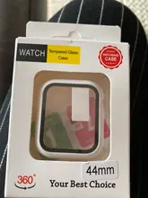 Para carcasa de reloj apple 44mm 40mm 38mm 42mm iwatch carcasa de pantalla protector de parachoques de templado de vidrio de apple watch Serie 6 iPhone 5 4 3