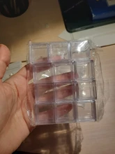 Square Box Case Container Jewelry-Accessory-Beads Stones Crafts Diy-Tool Plastic Storage