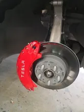 18 / 19 pulgadas pinza de freno Cubierta Espesor modificación, decoración 4 Uds Tesla modelo 3 2019, 2020 de 2021 accesorios de coche