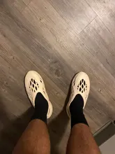 Sandalias de verano Unisex para hombre, zapatillas de playa, transpirables, con agujeros, pantuflas para jardín, corredores de espuma, zapatos de agua al aire libre