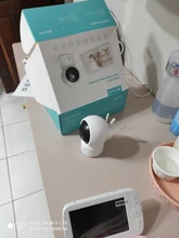 HeimVision-Monitor de bebé HMB33MQ, pantalla LCD de 5 pulgadas, 1080P, visión nocturna, 360 °, PTZ, mando a distancia, Audio de 2 vías, VOX, grabación de cuna, soporte para tarjeta SD