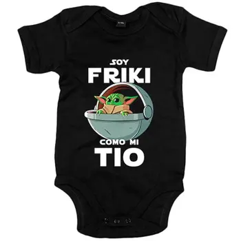 

Baby Body I'm geeky as my uncle illustration baby yoda