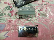 FLEOR 2 uds Alnico 5 pastilla de guitarra Humbucker pastilla de guitarra para LP guitarra, cuello/puente, Cromo/oro