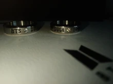 Anillo de acero inoxidable con circón incrustado para hombre, BTS-215 de Corea del Sur, accesorios sencillos de moda, joyería de banquete, regalos para vacaciones, 2020