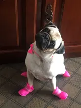 Zapatos para mascota de perro de lluvia, 4 unidades/lote S/M/L, botines de goma antideslizantes, impermeables, para perros y gatos