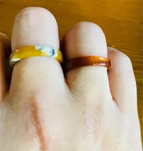 Retro nuevo Chic Corea transparente estética anillo colorido minimalista acrílico resina anillo para las mujeres joyería regalos de fiesta