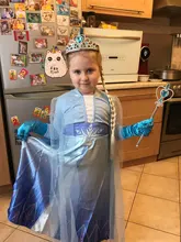 Elsa Dresses For Girls Princess Party Elsa Costume Snow Queen 2 Cosplay Elza Vestidos