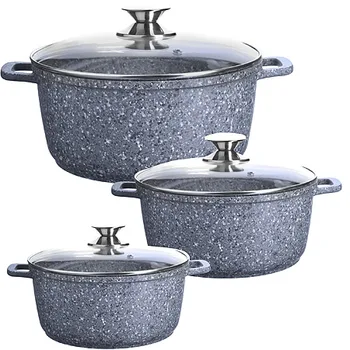 

Pan set 1,6/2,3/3.2L, aluminum. granite Mayer & Boch 49021