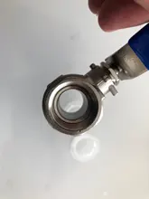 Female Straight Two-pieces Full Ports 304 Stainless Steel Ball Valve