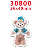 30 шт мультяшный персонаж плоское украшение из смолы PR 30120 - Цвет: 30800