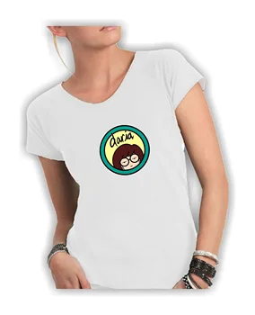 

T Shirt Woman Cotton Flamed With Wide Neckline and Cutting Vivo neckline and sleeves-AIR MADE IN ITALY