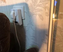 Termostato, 220V Control de temperatura Nashone termostato inalámbrico Digital LCD temperatura remoto enchufe controlador con termostato