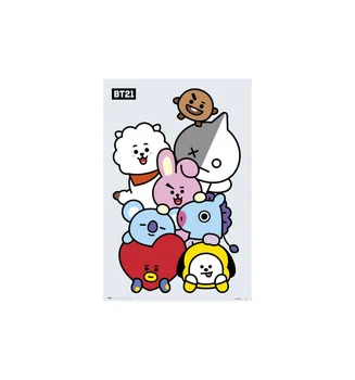 

POSTER BT21 CHARACTERS